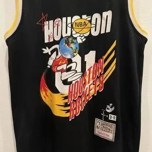 入手困難 Cactus Jack by Travis Scott Rockets TRAVIS SCOTT CACTUS JACK HOUSTON ROCKETS Jersey Mens Small